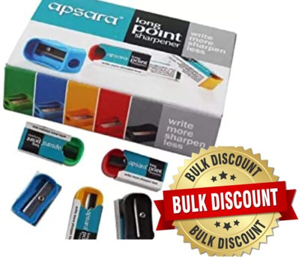 Apsara | Sharpener | Long Point | Pack of 20 Pcs.